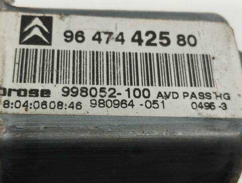 Foto 4ª: Elevalunas Eléctrico Delantero Izquierdo Citroen C4 2.0 HDI FAP CAT RHR - DW10BTED4) BERLINA 136CV 100KW (2006)