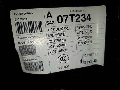 Foto 3ª: Elevalunas Eléctrico Delantero Izquierdo Mercedes Clase A 140 A 200 CDI 176.008) 136CV 100KW [651930] (2016)