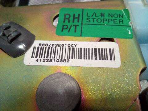 Foto 2ª: Cinturón Delantero Derecho Kia Sorento 2.5 CRDI EX 140CV 103KW [D4CB] (2005)