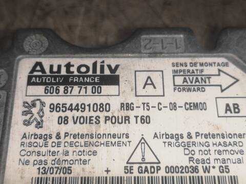 Foto 2ª: Centralita Airbag Peugeot 307 9HX BERLINA (2006)