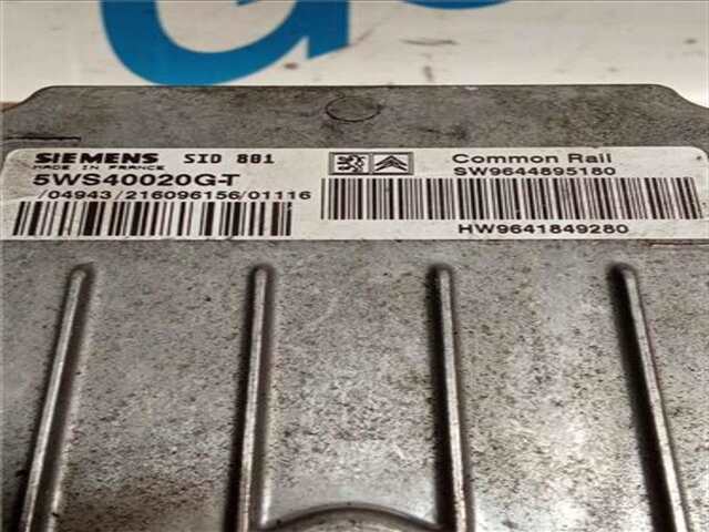 Foto 2ª: Centralita Motor ECU Peugeot 307 2.0 HDI 90 [RHY (DW10TD)]