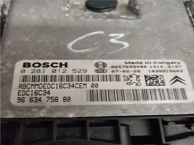 Foto 2ª: Centralita Motor ECU Citroen C3 1.4 HDI [8HZ (DV4TD)]