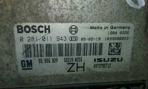 Foto 2ª: Centralita Motor ECU Opel Astra ENJOY 101CV 74KW [Z17DTH] (2005)
