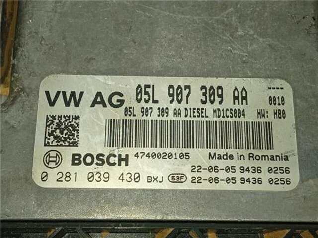 Centralita Motor ECU Audi A3 2.0 35 TDI BÁSICO [2.0 LTR. - 110 KW 16V TDI]