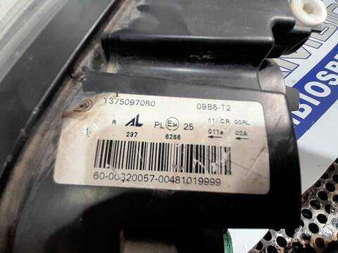 Foto 3ª: Faro Derecho Peugeot Boxer 2.2 HDI FAP CAT 131CV 96KW (2010)