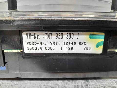 Foto 4ª: Cuadro de Instrumentos Seat Alhambra FANCY 116CV 85KW [AUY] (2004)
