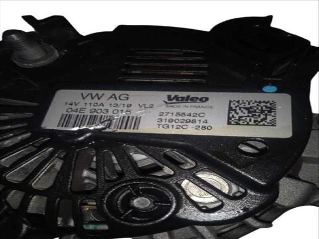 Foto 3ª: Alternador Seat Arona 1.0 TSI (2017)