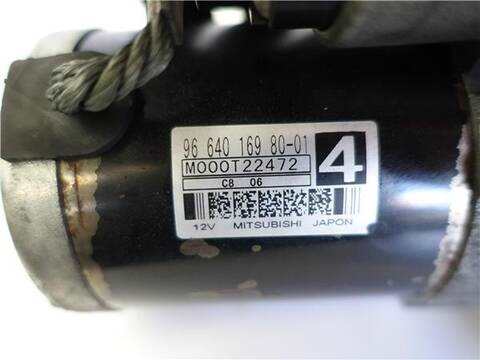 Foto 3ª: Motor de Arranque Citroen C4 1.6 HDI BERLINA 90CV 66KW [9HX (DV6ATED4)] (2009)