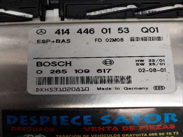 Foto 2ª: Centralita Abs ESP Mercedes Vaneo 1.7 D [668914] (2017)