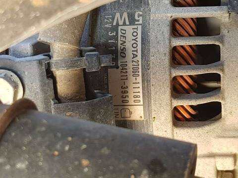 Foto 2ª: Alternador Toyota Land Cruiser VX 177CV 130KW [1GDFTV] (2018)