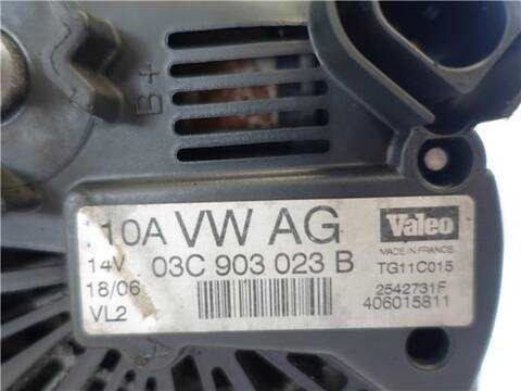 Foto 3ª: Alternador Audi A3 1.6 FSI AMBIENTE 115CV 85KW [BLF] (2006)