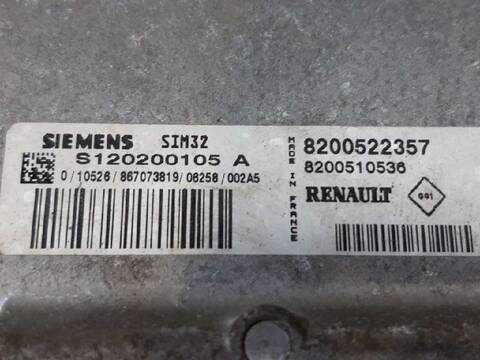 Foto 3ª: Centralita Motor ECU Renault Clio PACK AUTHENTIQUE 75CV 55KW [D4F740] (2006)