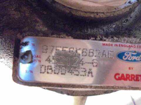 Foto 3ª: Turbocompresor Ford Mondeo 1.8 TD CAT BERLINA 90CV 66KW [RFN] (2000)