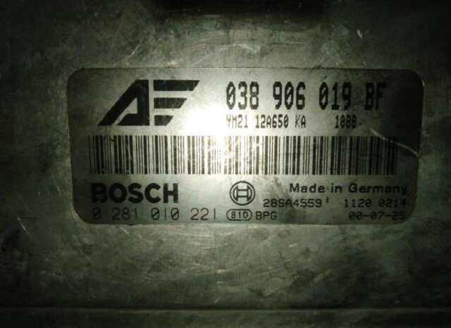 Centralita Motor ECU Ford Galaxy 1.9 AMBIENTE [1.9 LTR. - 85 KW TDI CAT]