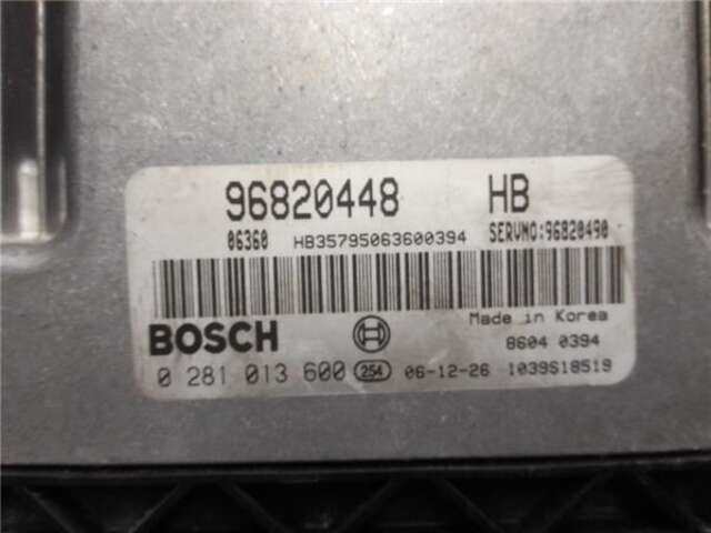 Foto 3ª: Centralita Motor ECU Chevrolet Lacetti 2.0 SX [2.0 LTR. - 89 KW DIESEL CAT] [Z20SD]