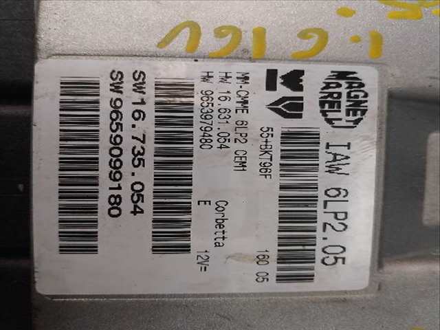 Foto 2ª: Centralita Motor ECU Citroen C4 1.4 G [G-KFU] (2005)