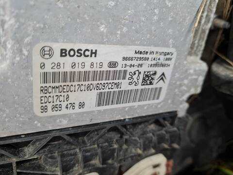 Foto 4ª: Centralita Motor ECU Citroen C3 EXCLUSIVE PICASSO 92CV 68KW [9H06] (2013)