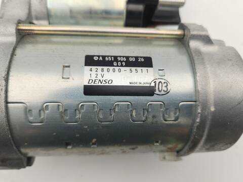 Foto 2ª: Motor de Arranque Mercedes Sprinter 310/311/313/314/316 CDI 906.631/633/635/637) 114CV 84KW CAJA CERRADA [651955] (2016)