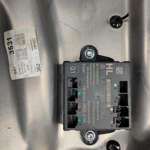 Foto 2ª: Elevalunas Manual Trasero Izquierdo Mercedes Clase E 180 E 220 CDI - BLUETEC 212.001 212.002) (2009)