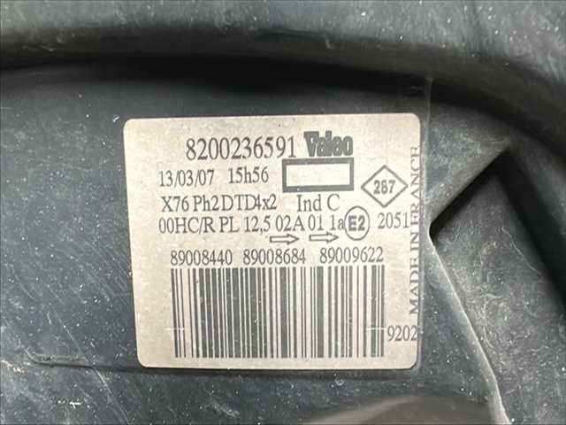 Foto 2ª: Faro Derecho Renault Kangoo 1.5 DCI [K9KU716] (2007)