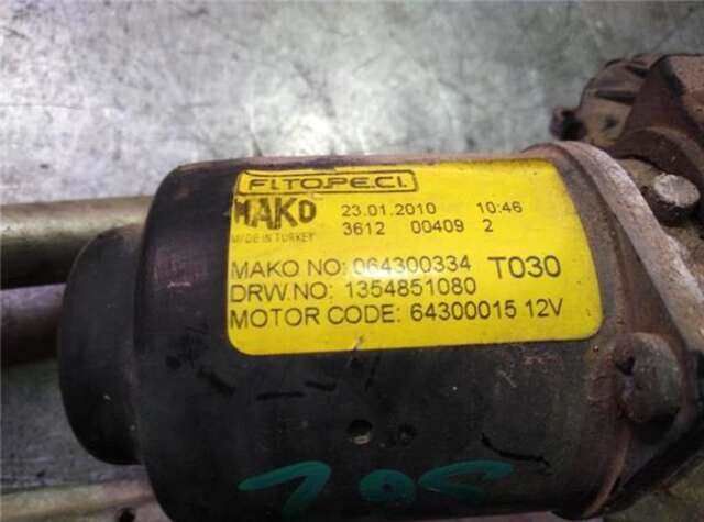 Motor Limpia Delantero Peugeot Bipper 1.4 BÁSICO [1.4 LTR. - 50 KW HDI]