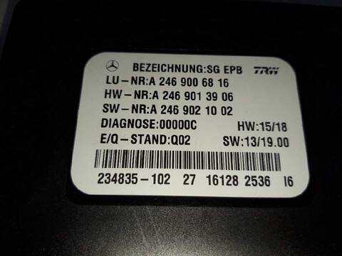 Foto 3ª: Centralita Motor ECU Mercedes Clase A 140 A 200 CDI 176.008) 136CV 100KW [651930] (2016)
