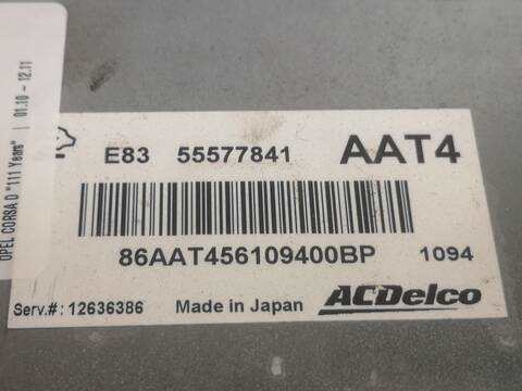 Foto 2ª: Centralita Motor ECU Opel Corsa A14XER (2011)