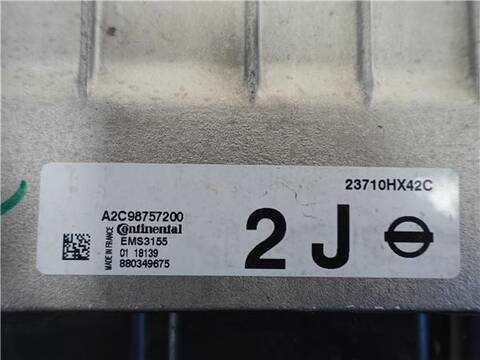 Foto 2ª: Centralita Motor ECU Nissan Qashqai 1.2 360 116CV 85KW [HRA2] (2018)
