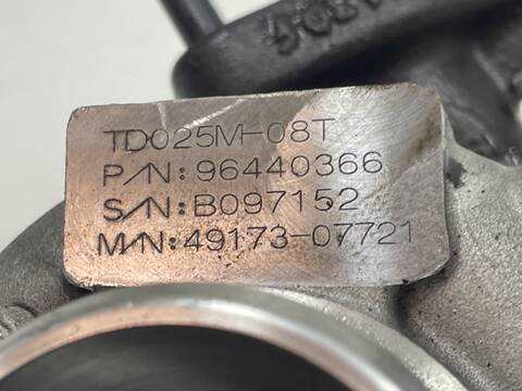 Foto 2ª: Turbocompresor Chevrolet Lacetti Z20S-D (2007)