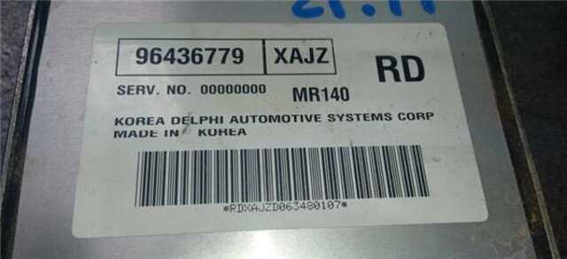 Centralita Motor ECU Chevrolet Kalos 1.4 16V