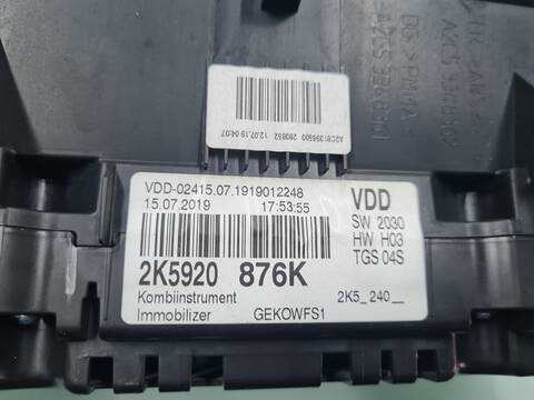 Foto 3ª: Cuadro de Instrumentos Volkswagen Caddy OUTDOOR 4MOTION BMT 122CV 90KW [DFSE] (2019)
