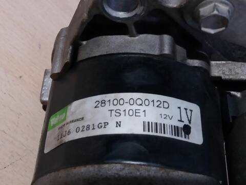 Foto 2ª: Motor de Arranque Peugeot 107 1.0 CAT 384F) 68CV [G/ 1KR] (2005)