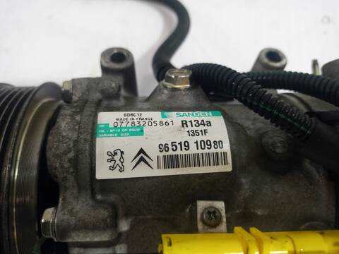 Foto 2ª: Compresor Aire Acondicionado Citroen C4 COLLECTION 109CV 80KW [NFUTU5JP4] (2009)