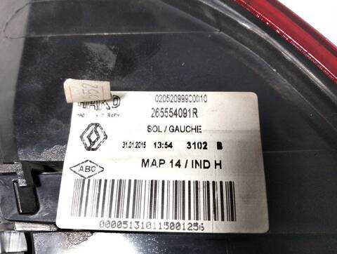 Foto 3ª: Piloto Trasero Izquierdo Renault Clio AUTHENTIQUE 1 DCI DIESEL FAP 75CV (2012)