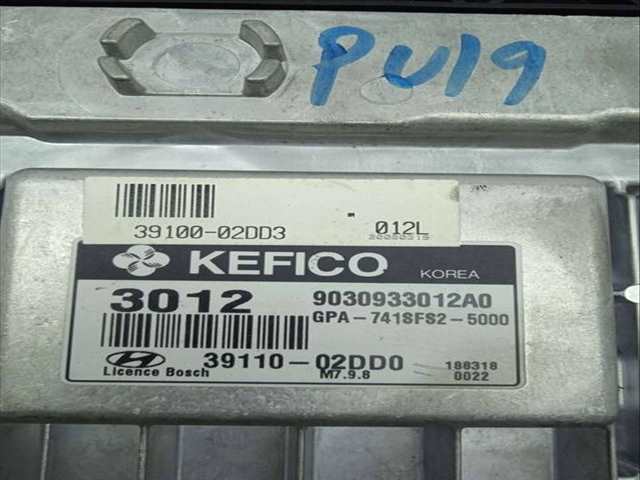 Foto 2ª: Centralita Motor ECU Hyundai i10 1.1 12V CAT 67CV 49KW (2008)