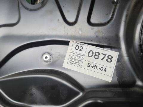 Foto 3ª: Elevalunas Manual Trasero Izquierdo Volkswagen Passat ADVANCE 140CV 103KW [BKP] (2008)