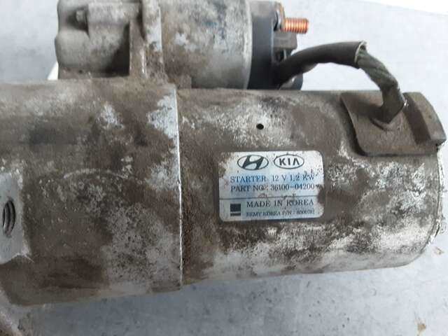 Foto 2ª: Motor de Arranque Hyundai Kona 1.0 TGDI 120CV [G3LC] (2019)