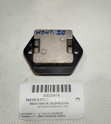 Calefacción Mitsubishi Montero 1.8 G MONTERO IO