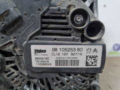 Foto 2ª: Alternador Citroen C4 1.6 BLUE-HDI FAP 99CV 73KW (1950)