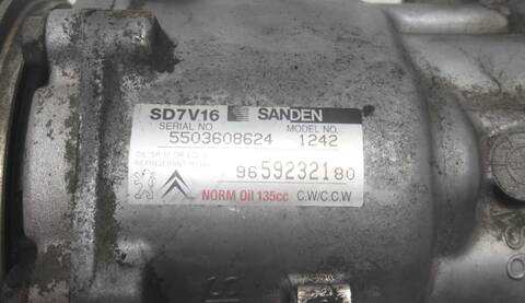 Foto 3ª: Compresor Aire Acondicionado Citroen Xsara 1.6 HDI CAT 9HY - DV6TED4) 109CV (1999)