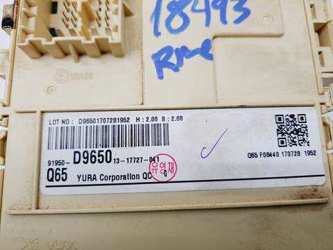 Foto 2ª: Caja Reles Fusibles Kia Sportage 1.7 CRDI CAT 116CV 85KW [D4FD] (2018)