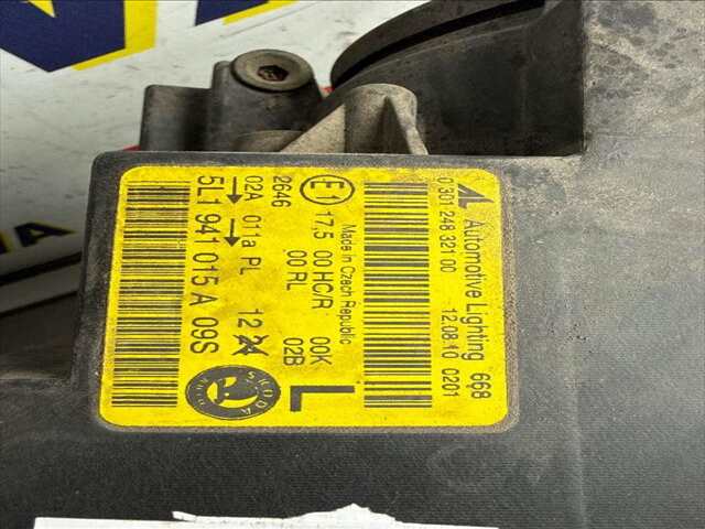 Foto 3ª: Faro Izquierdo Skoda Yeti 1.2 TSI 105CV 0CV [CBZB] (2010)