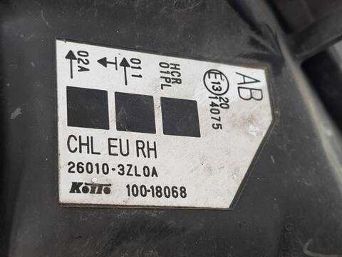 Foto 2ª: Faro Derecho Nissan Pulsar ACENTA [HRA2DDT]