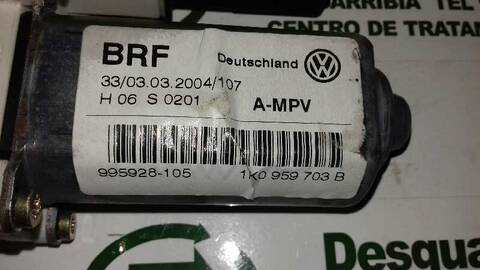 Foto 2ª: Elevalunas Eléctrico Trasero Izquierdo Volkswagen Touran 2.0 TDI 136CV 100KW [AZV] (2004)