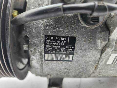 Foto 2ª: Compresor Aire Acondicionado Nissan Qashqai ACENTA 140CV 103KW [HR13] (2020)