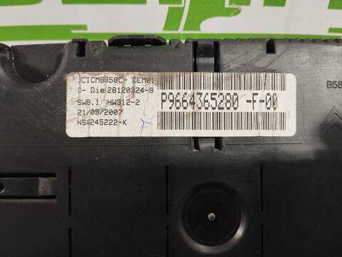 Foto 2ª: Cuadro de Instrumentos Citroen C4 1.6 16V HDI FAP PICASSO 109CV 80KW [9HZDV6TED4] (2008)