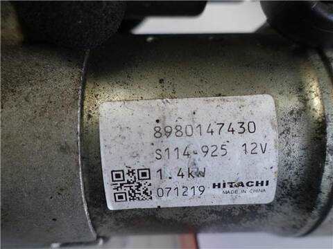 Foto 3ª: Motor de Arranque Opel Astra 1.7 CDTI BERLINA 100CV 74KW [Z 17 DTH] (2008)