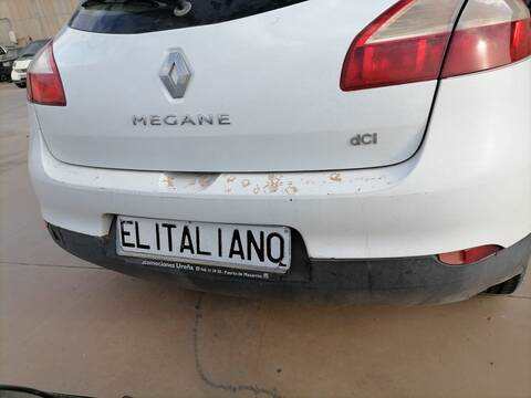 Paragolpes Trasero Renault Megane EXPRESSION BERLINA 90CV 66KW III BERLINA 5 P