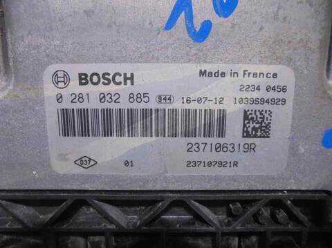 Foto 2ª: Centralita Motor ECU Renault Kangoo 1.5 DCI DIESEL FAP 90CV 66KW [K9K E6] (2016)