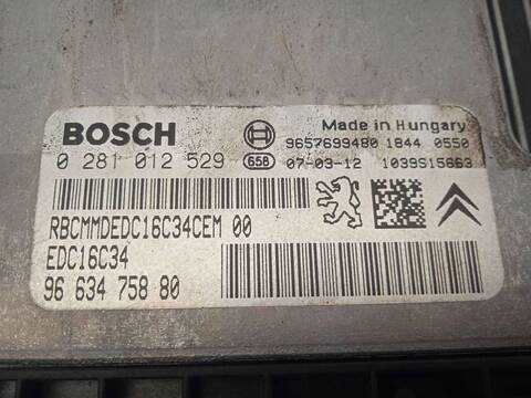 Foto 3ª: Centralita Motor ECU Peugeot 207 1.4 HDI 68CV 50KW [8HZ] (2007)